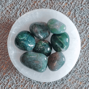 Agate Mousse - Connexion à la nature et équilibre énergétique. lithothérapie. pierre naturelle