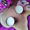 Bougie Ambre Éternel captivant avec éclat d'ambre et vanille pour ambiance élégante.